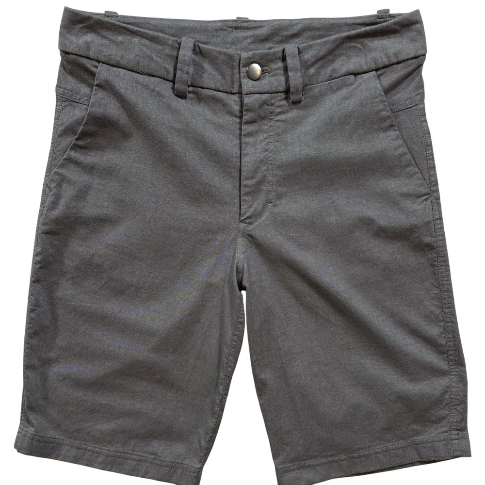 Lululemon Mens Shorts 30 Athletica Preppy Chino Golf 10" Inseam Gray - 666